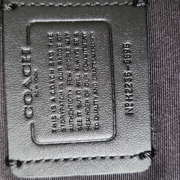 Coach Signature Brown and Black Tote - Picture 7 of 14